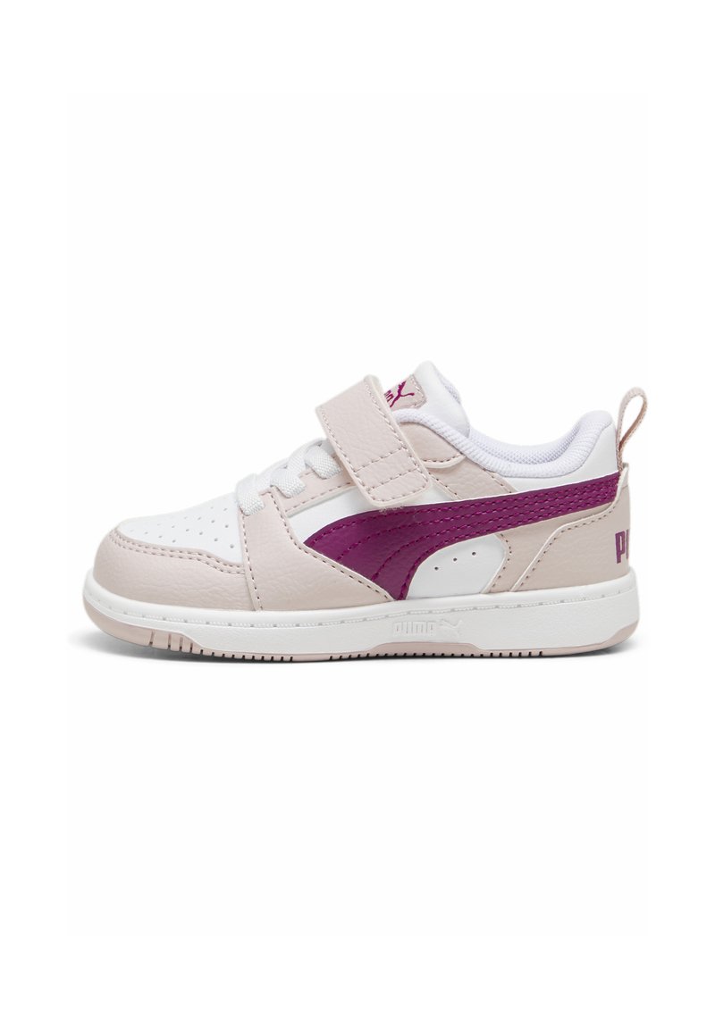 Puma REBOUND V6 LO  - Babacipők - mauve mist magenta gleam white