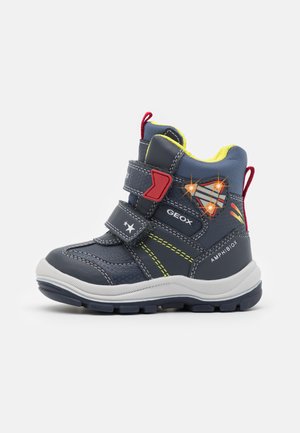 FLANFIL BOY ABX - Winter boots - navy/red