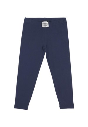 Legging long bleu marine avec une taille élastique et une étiquette Leone, présenté sur un fond blanc.