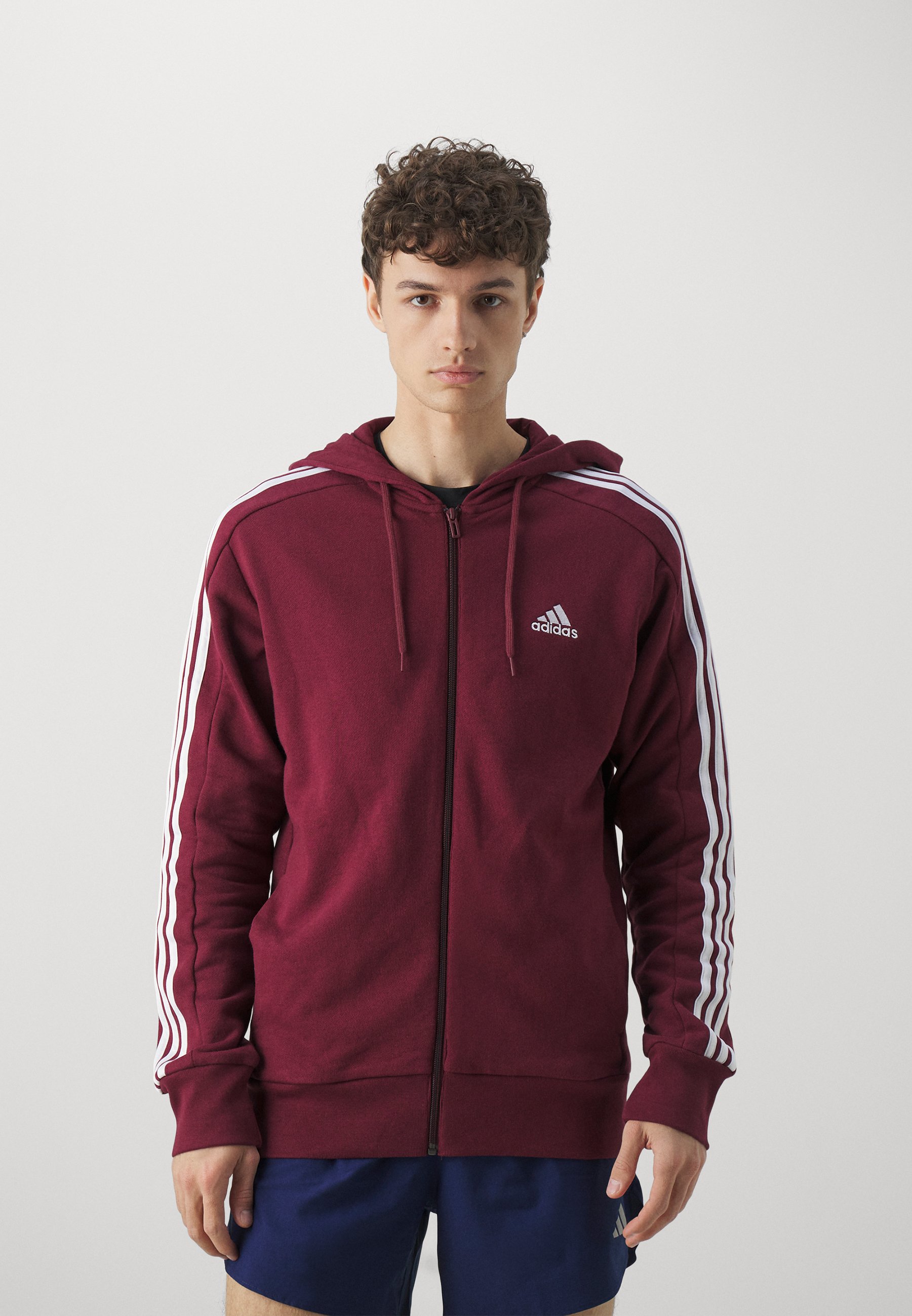 Full Zip Hoodie Jacket Felpa Zip Adidas Uomo Adidas Sportswear