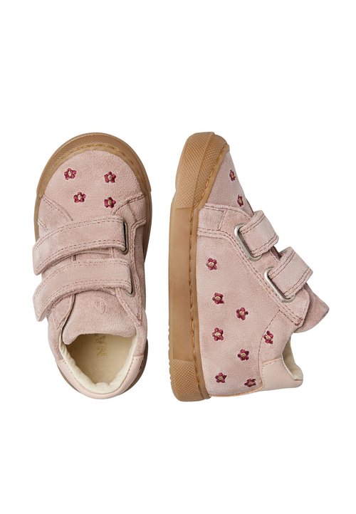 Naturino Barefoot Sabby – Superzachte Babyschoenen Voor Meisjes, Leer En Suède, Antislip Barefoot Schoenen Voor Baby