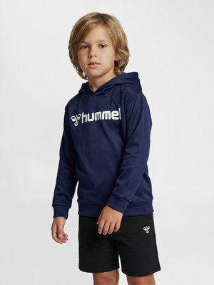 Hummel, LOGO  - Hættetrøje - marine
