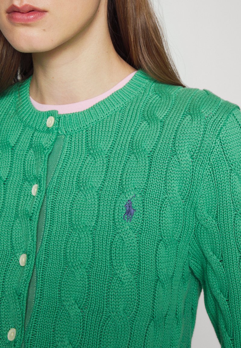 Polo cardigan green Clearance