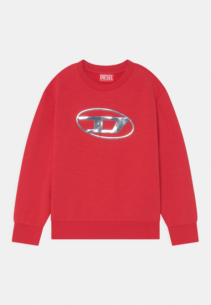Diesel JOEY OVER UNISEX Sweatshirt carnation red/red Zalando.co.uk