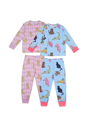 BEAR CATS 2 PACK SET - Nattplagg set - lilac