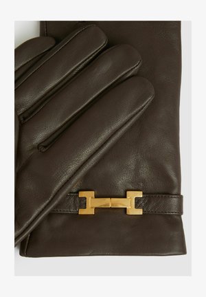 Reiss HARRIET HARDWARE-EMBELLISHED - Handschoenen - chocolate