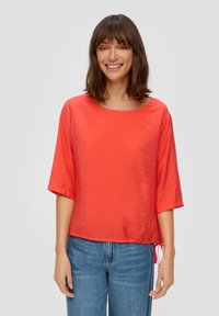 s.Oliver - MIT ALL OVER PRINT - Bluse - hellorange Thumbnail-Bild 1