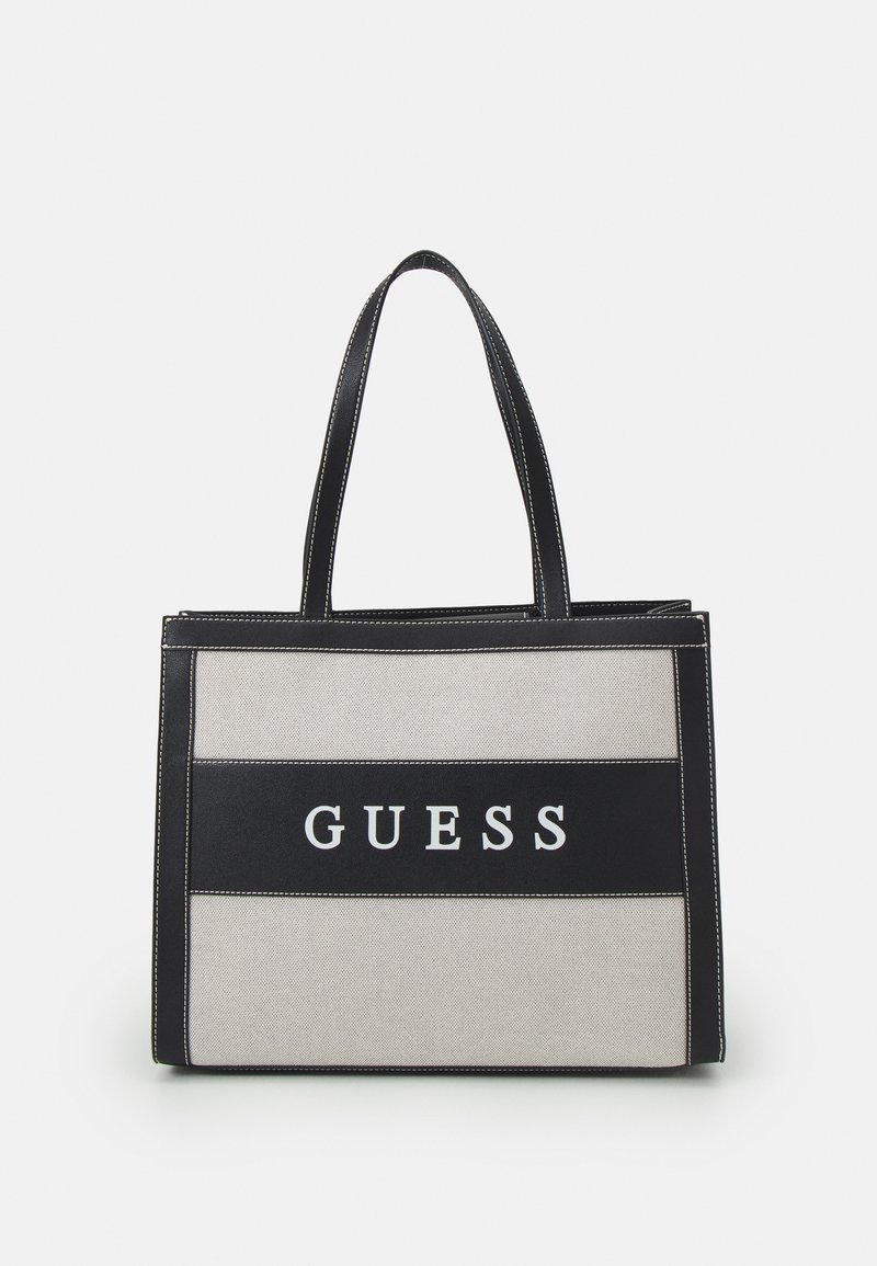 Guess MONIQUE Shopping Bag natural/black/beige Zalando.de