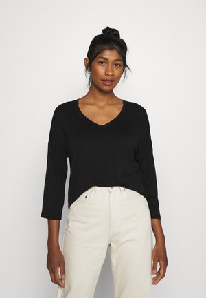 VIAMELLIA V NECK - Camiseta de manga larga - black