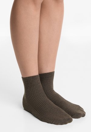 5 PAIRS  - Socken - stone