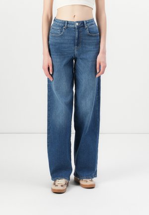 ONLHOPE LUSH WIDE LEG - Relaxed fit jeans - medium blue denim
