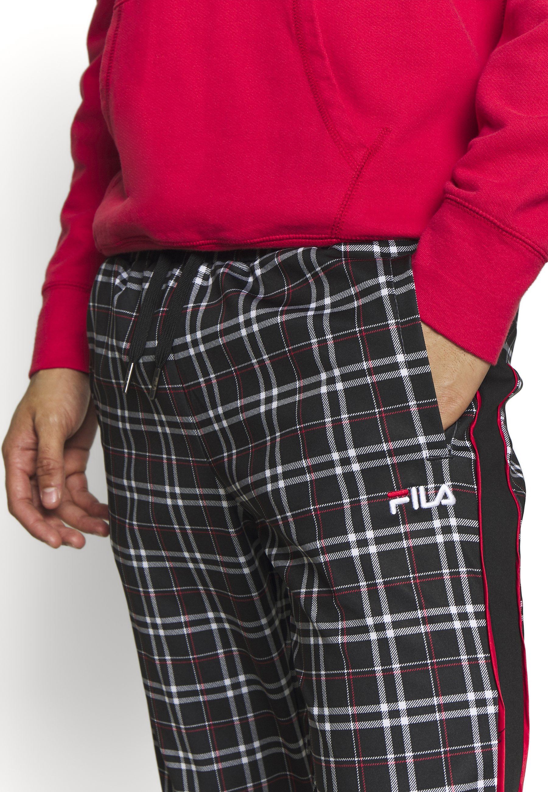tartan tracksuit bottoms