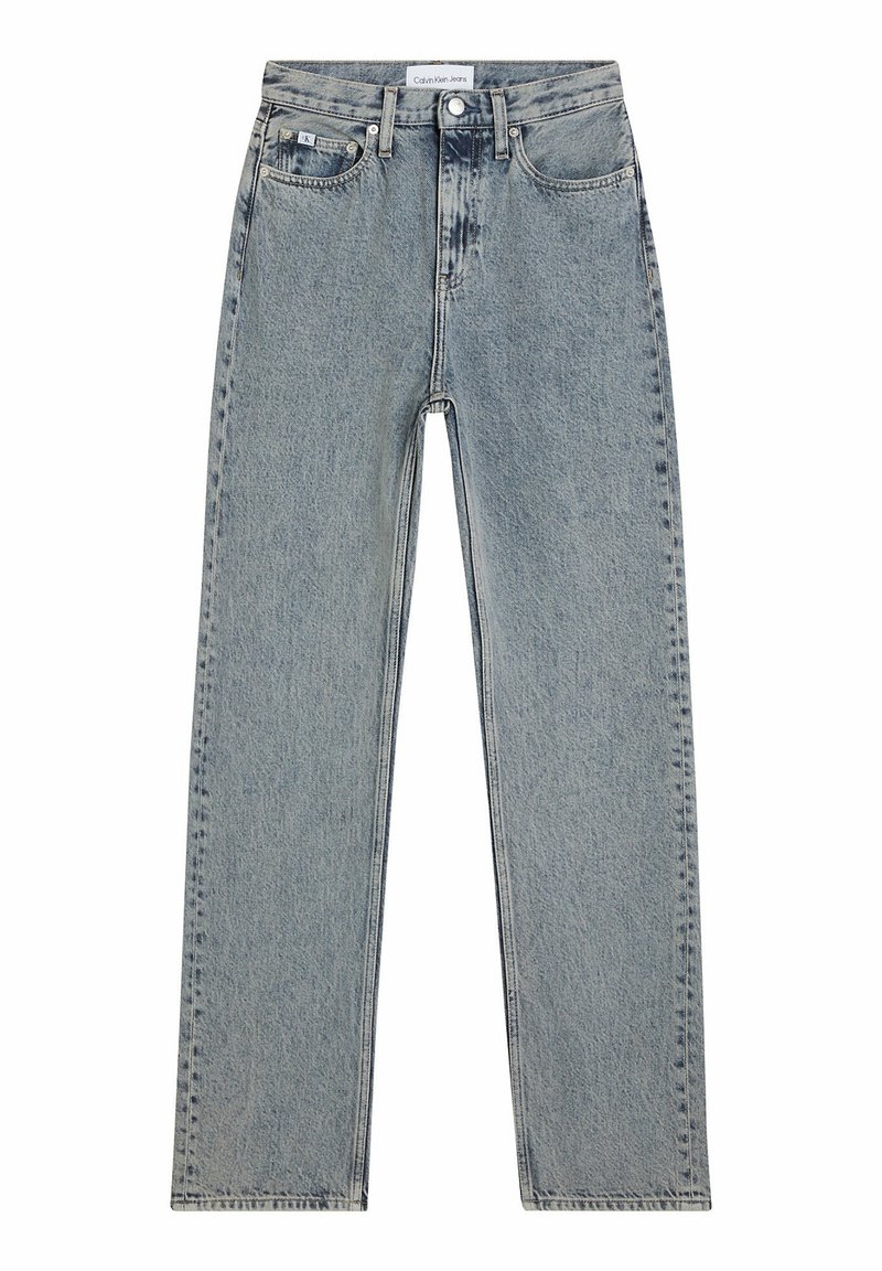 Calvin Klein Jeans Straight leg jeans blauw denim/bluedenim Calvin Klein Jeans Straight leg jeans blauw denim/bluedenim