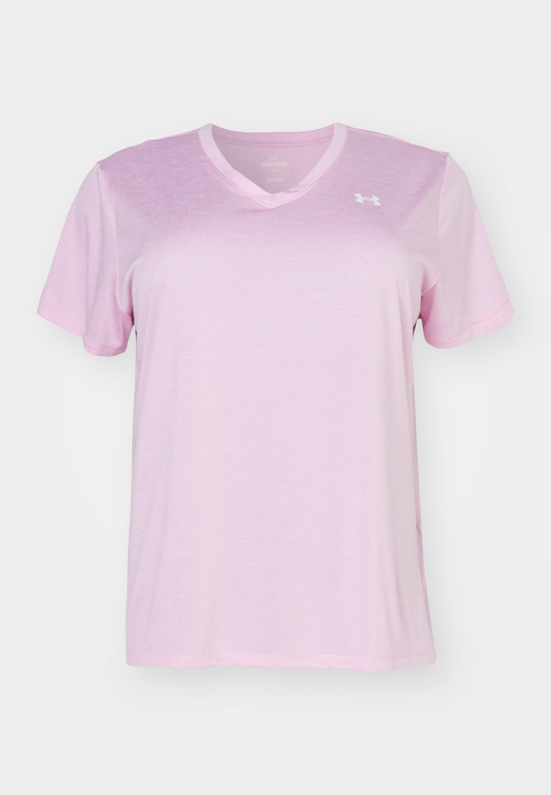 Under Armour TWIST - T-shirt till träning - stellar pink/white