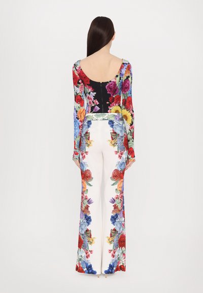Alice + Olivia ANDREW BOOTCUT SLIM PANT - Kalhoty - off white