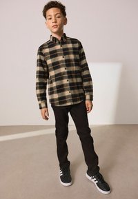 Next REGULAR FIT LONG SLEEVE BRUSHED CHECK  - Camicia - tan brown