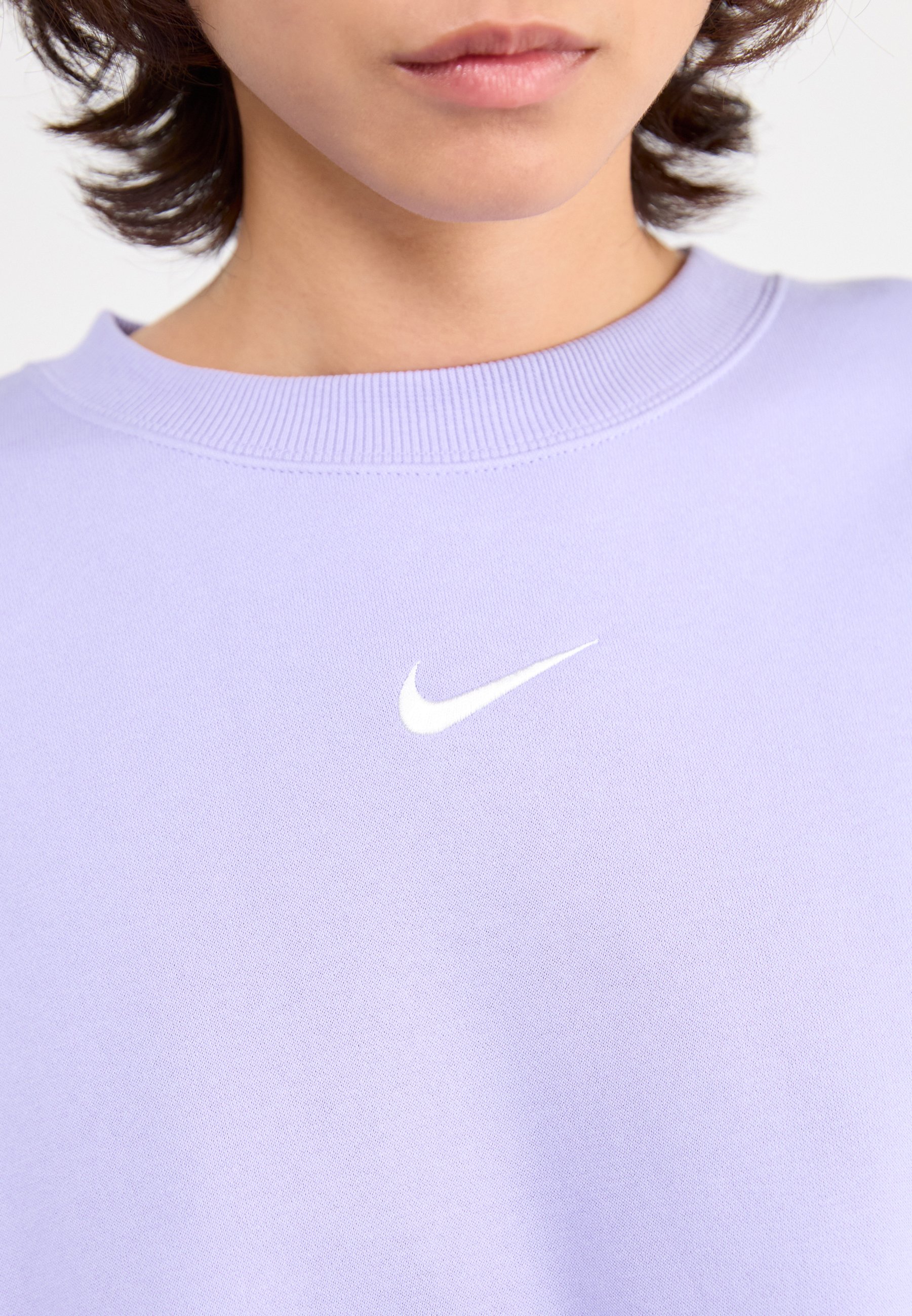 light purple nike crew neck