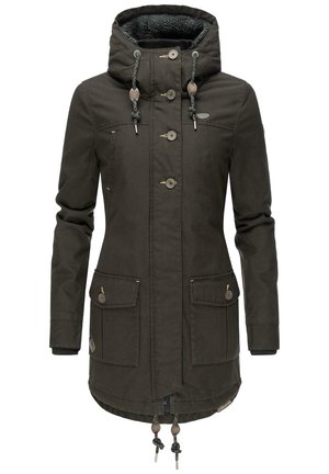 JANE - Wintermantel - black