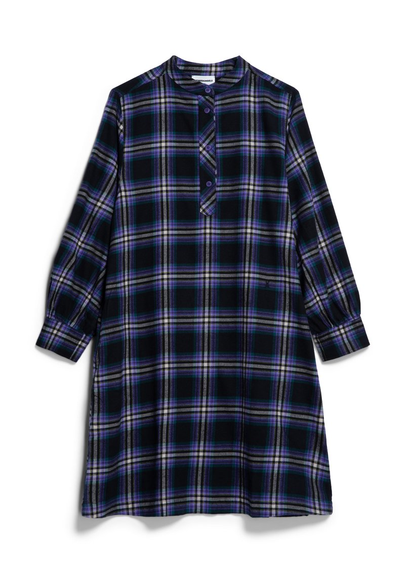 ARMEDANGELS Blousejurk paars gemêleerd