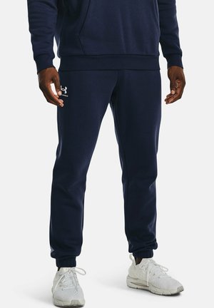 Under Armour ICON FLEECE - Træningsbukser - midnight navy