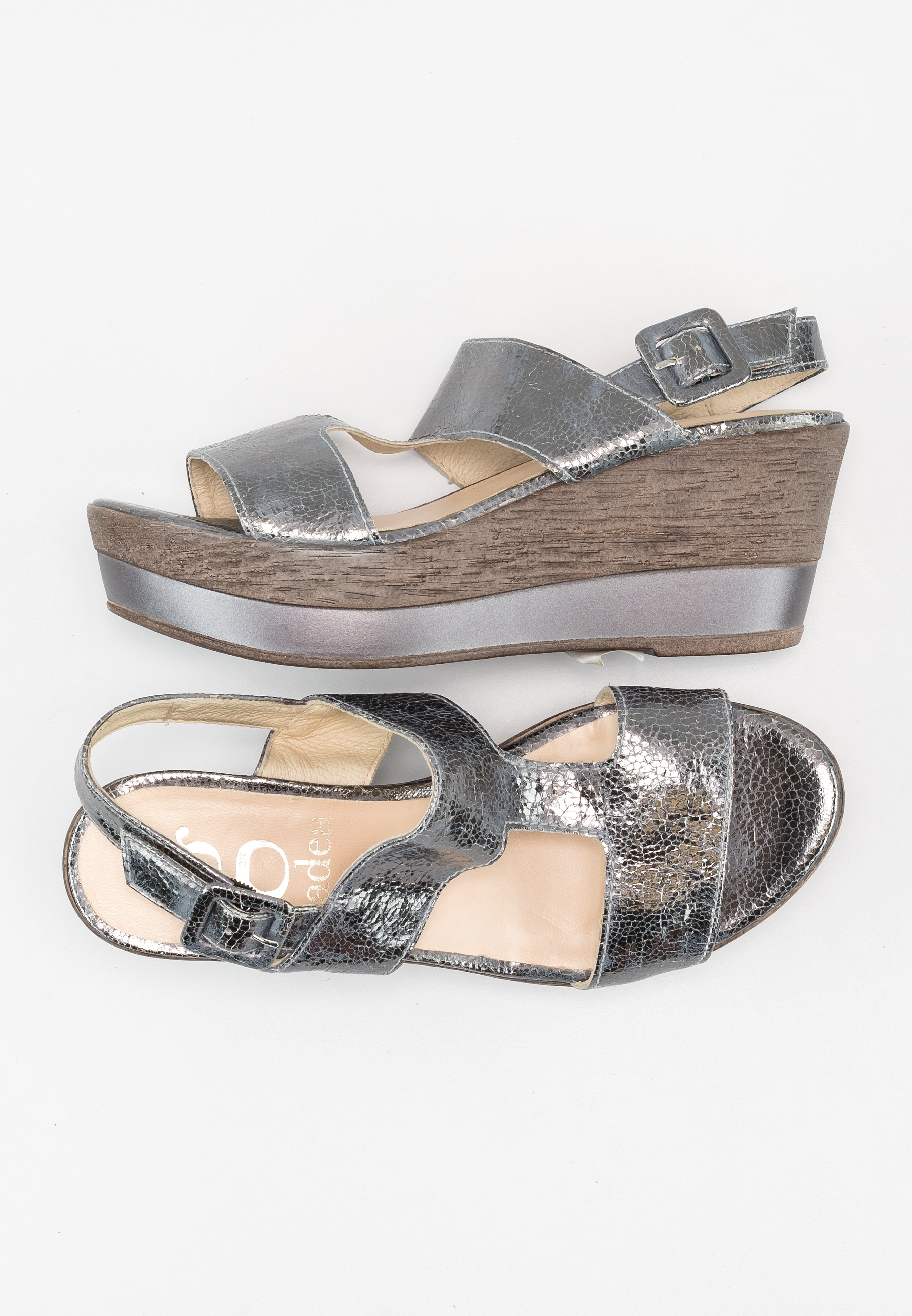 Gadea Sandalias con plataforma - silver/plateado - Zalando.es