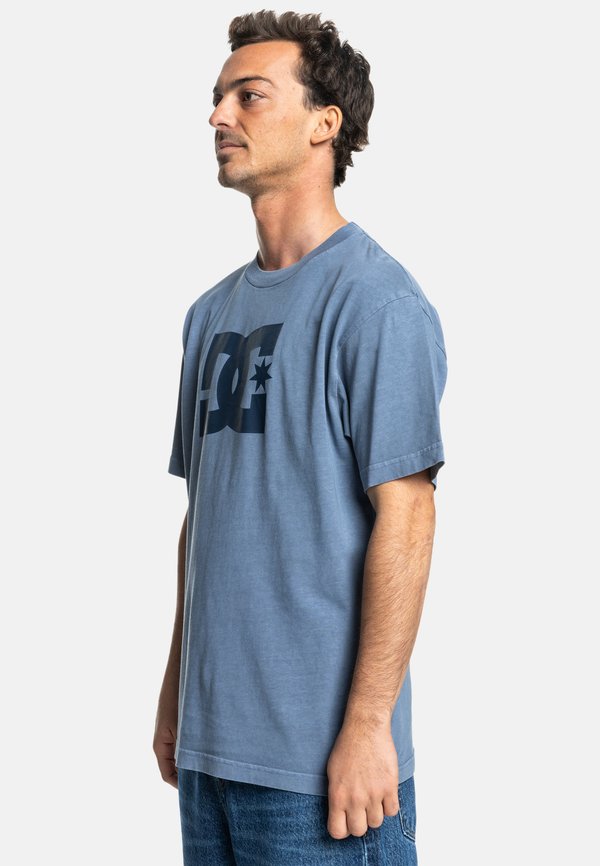 PIGMENT DYE HSS - Print T-shirt - bylw vintage indigo enzyme wash3