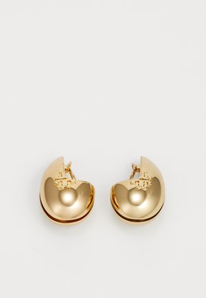 Tory Burch WAVE EARRING - Øreringe - light brass-coloured