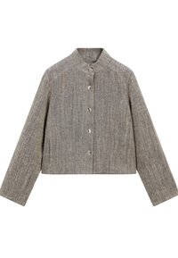 SHORT WITH STAND COLLAR - Light jacket - grey