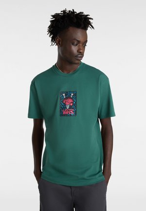 THINKV - T-shirt med print - bistro green