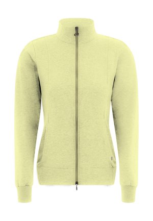 Sweater met rits - yellow