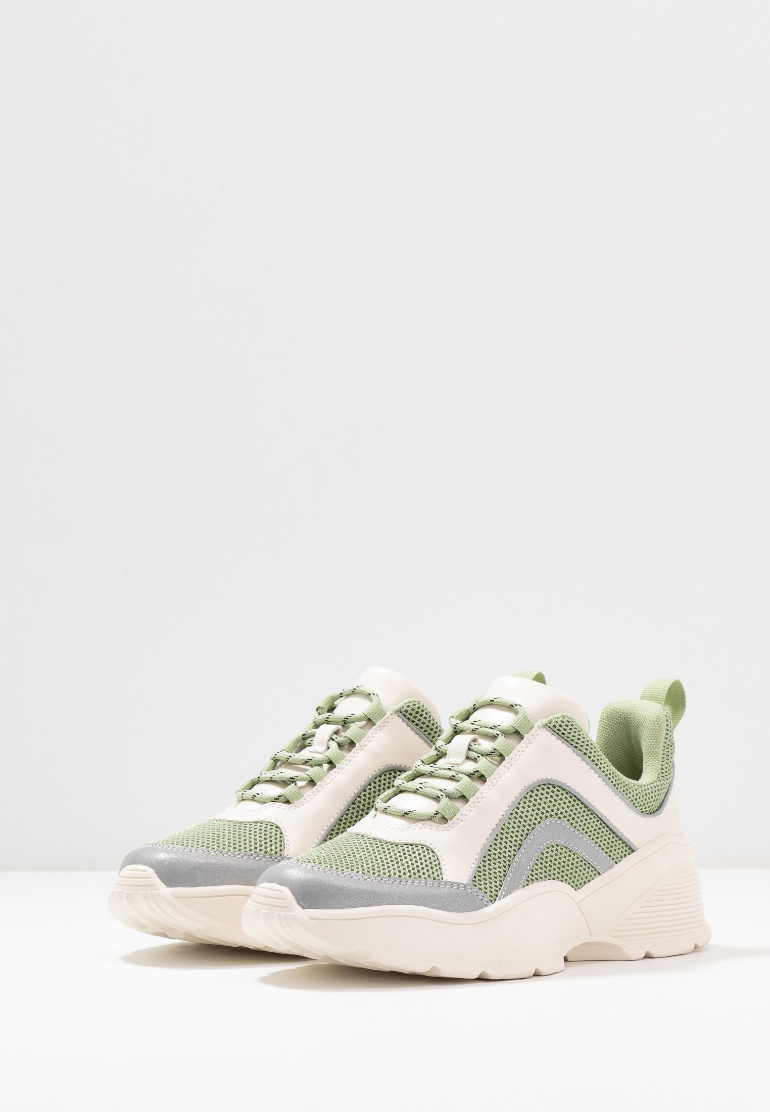 Monki RITVA Joggesko greenwhite Zalando.no Monki RITVA Joggesko greenwhite Zalando.no