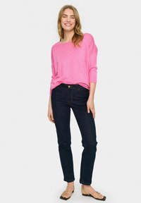 Saint Tropez MILASZ R-NECK - Pullover - pink cosmos melange