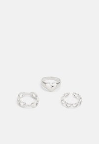 Only & Sons - ONSMTICH HEART UNISEX 3 PACK - Ringe - silver-coloured Miniaturebillede 1