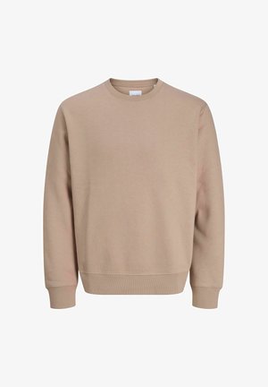 Jack & Jones JJESTAR CREW NECK - Felpa - mocha meringue