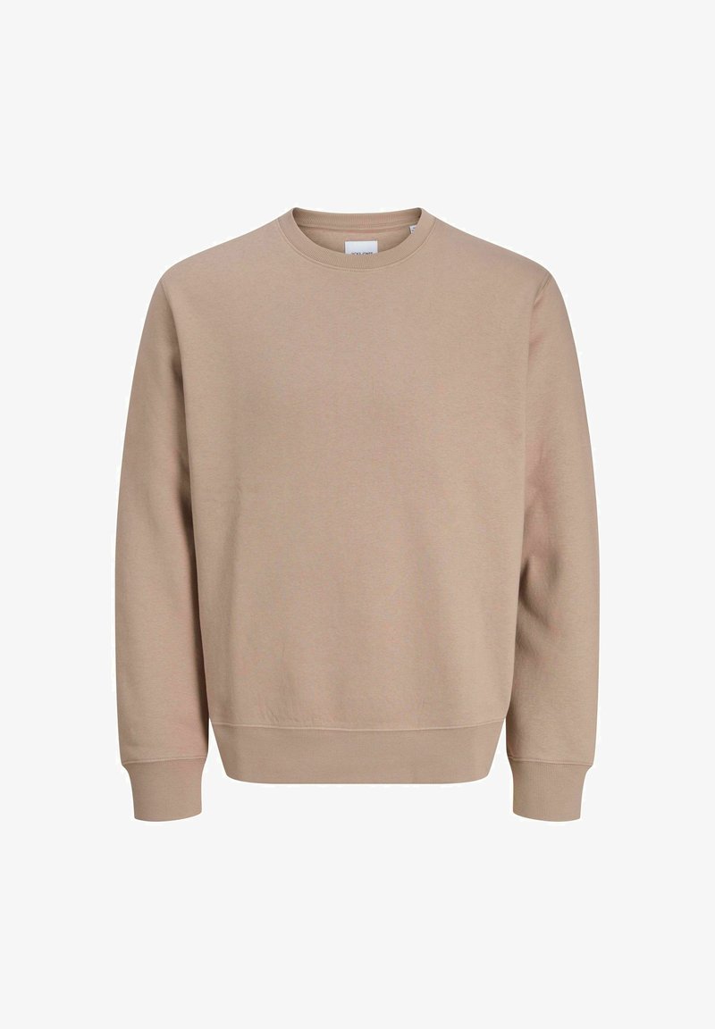 Jack & Jones JJESTAR CREW NECK - Sweatshirt - mocha meringue