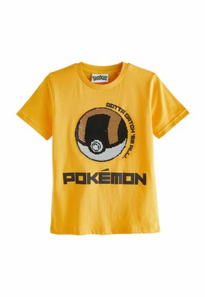 Next POKÉMON SEQUIN - Tricou cu imprimeu - yellow