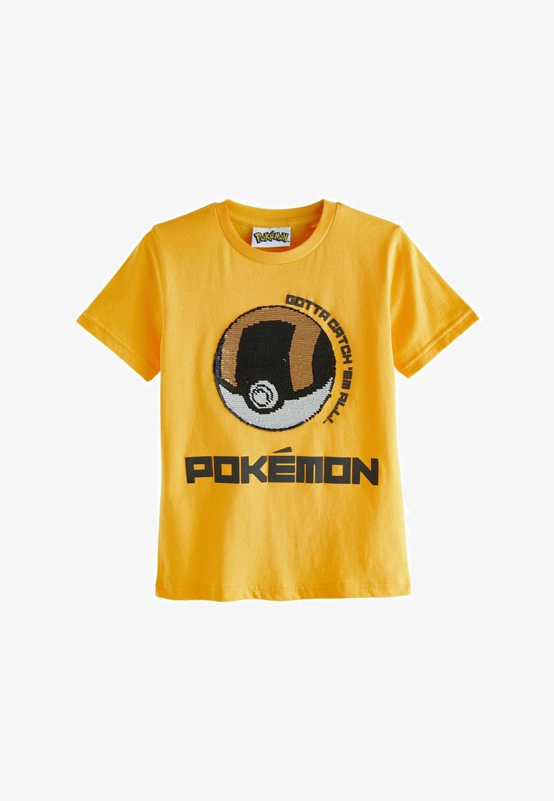 Next POKÉMON SEQUIN - Printtipaita - yellow