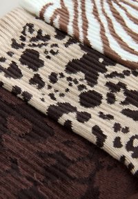 CUSHION 3 PACK WITH ARCH SUPPORT - Calze - animal mix