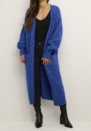 Strickjacke - mottled blue