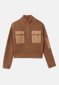 CLYDE - Jumper - light brown