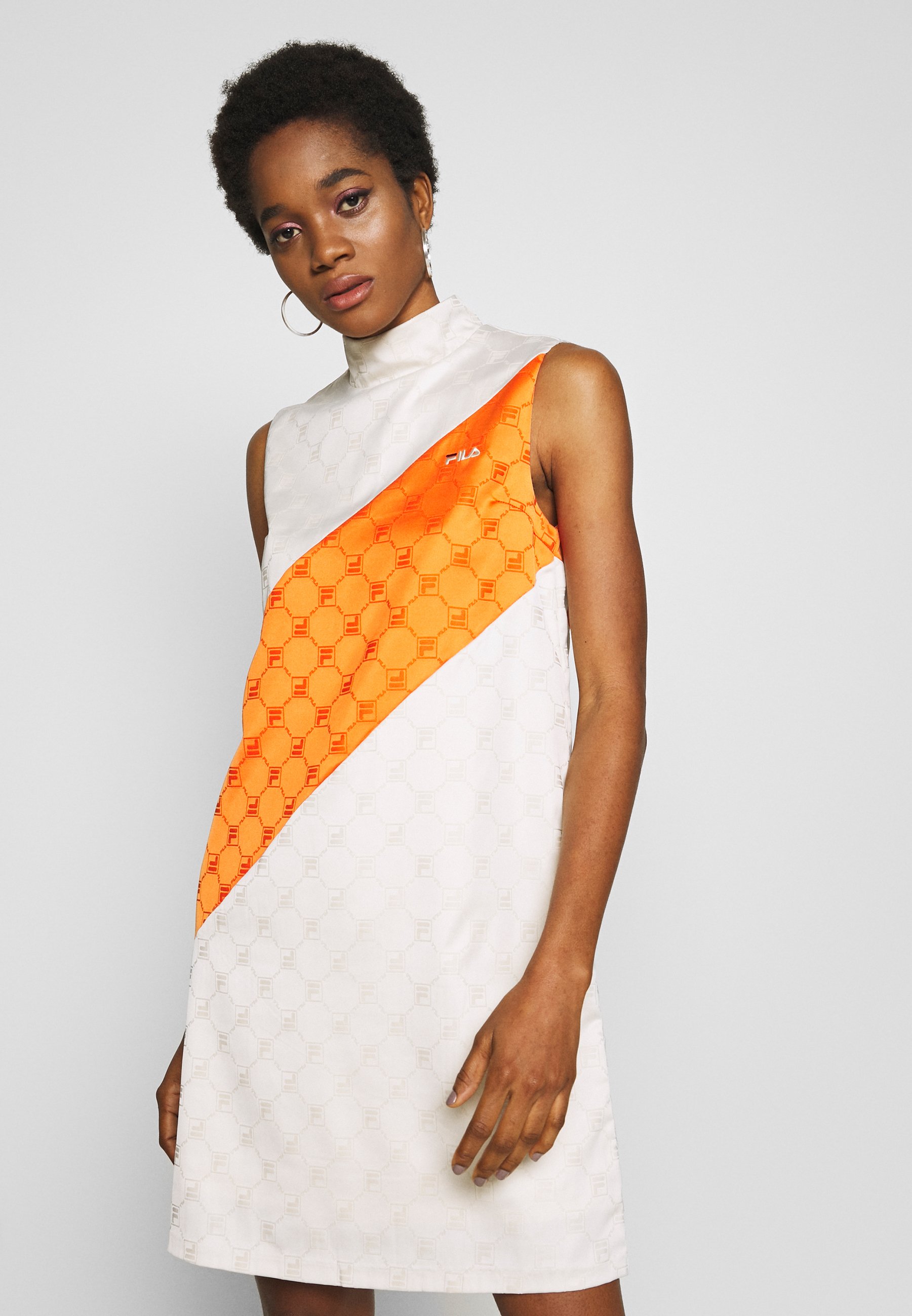 orange fila dress