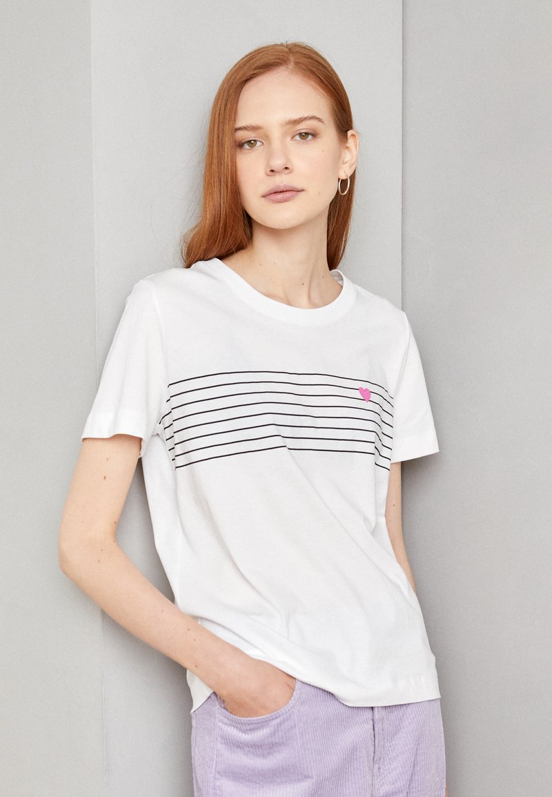 Esprit - TEE - Triko s potiskem - white, Zvětšit