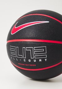 Nike Performance ELITE ALL COURT DEFLATED UNISEX - Košarka - black/university red/metallic silver