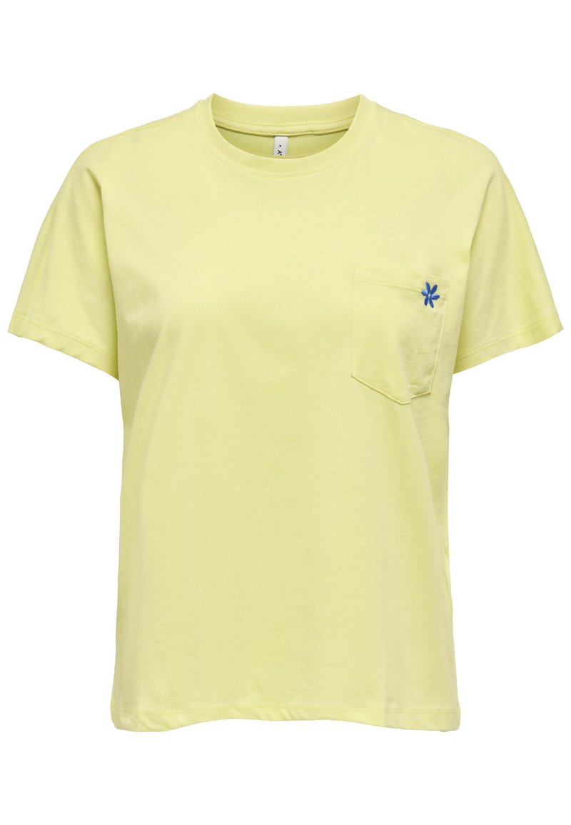 Only T-shirt basic geel Only T-shirt basic geel