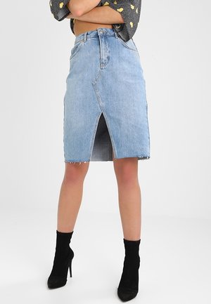 Jupe crayon - blue denim