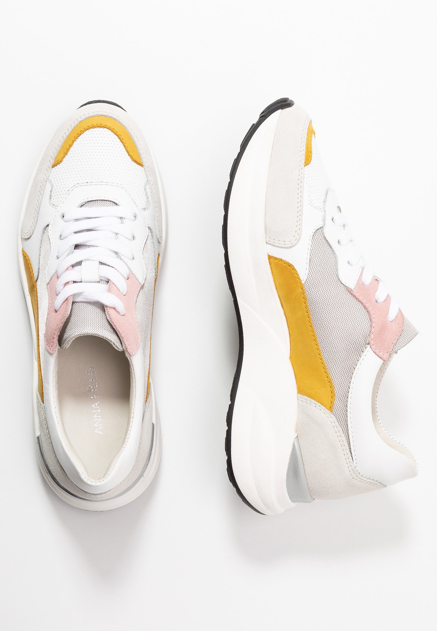 Anna Field LEATHER SNEAKERS Joggesko white Zalando.no Anna Field LEATHER TRAINERS Joggesko white Zalando.no