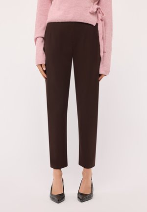 Terranova, PANTALONE LUNGO TINTA UNITA - Pantaloni - cacao
