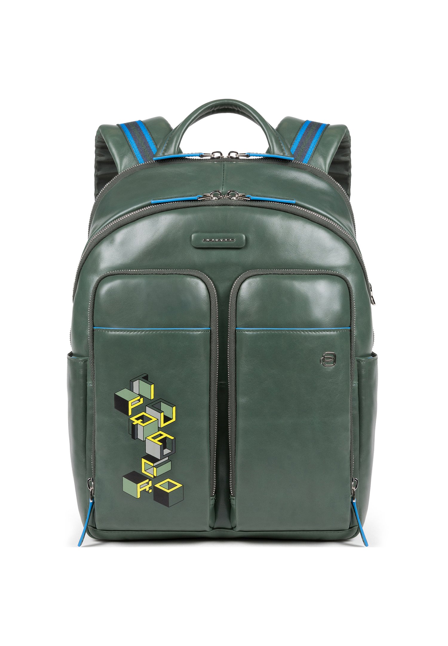 Piquadro Zaino - green yellow/graphic/verde bosco - Zalando.it