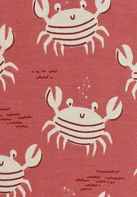 JoJo Maman Bébé GARDEN BUGS REGULAR FIT - Marškinėliai su spaudiniu - orange nautical crabs