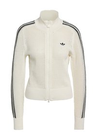 CROCHET TRACK TOP - Ζακέτα - off white
